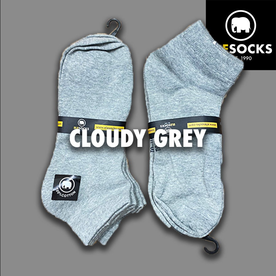 XL Pure Cotton Ankle Socks