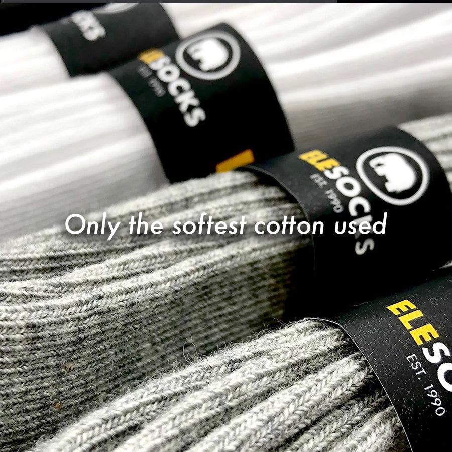 XL Pure Cotton Ankle Socks
